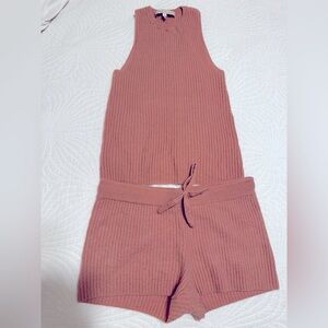 Naked Cashmere Shorts in Dusty Rose pink color XS